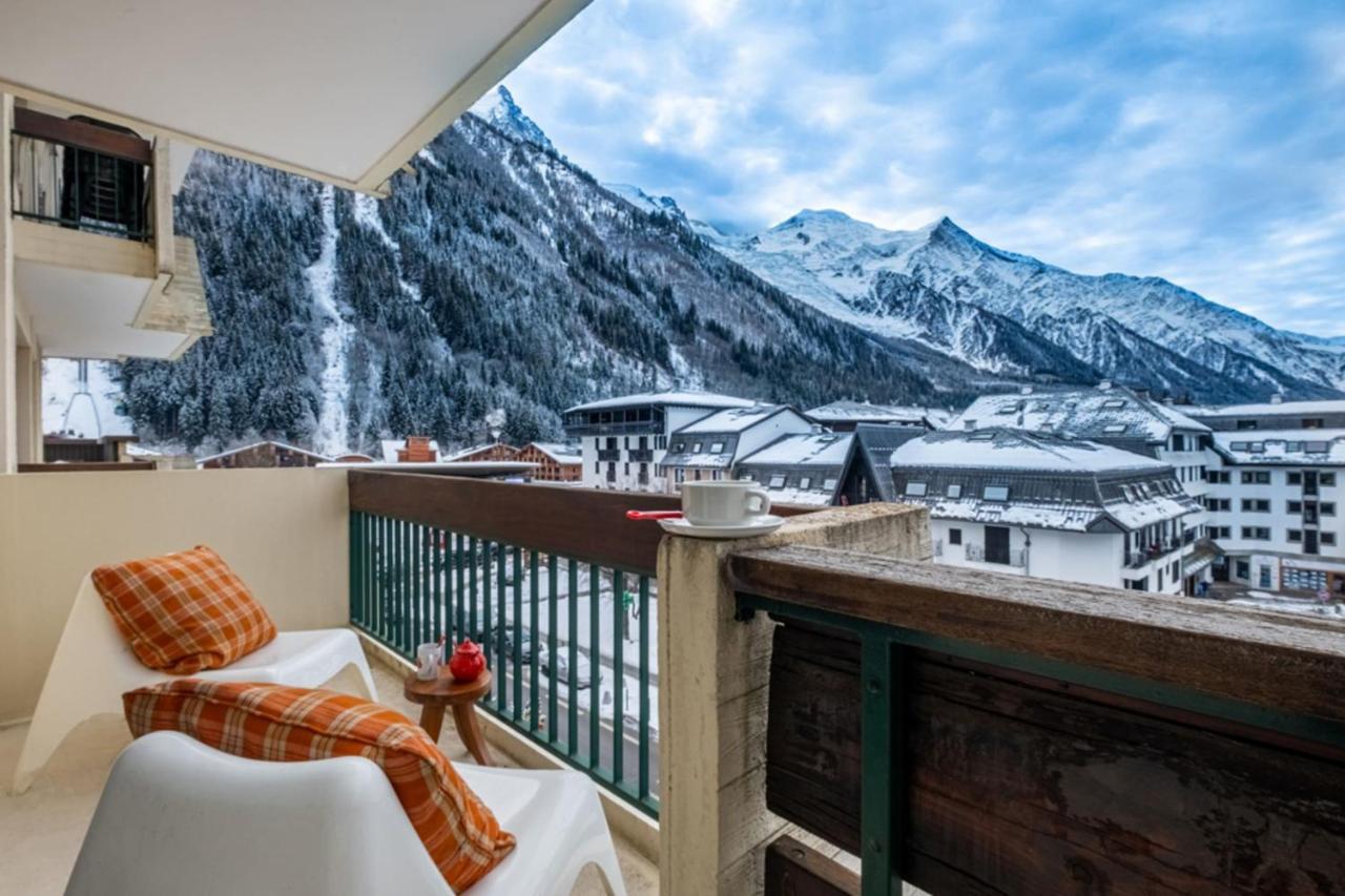 Apartment With Balcony And Mountain View シャモニー エクステリア 写真